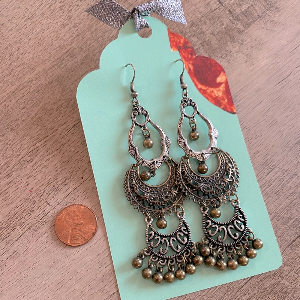 🌼 Boho Mixed Metal Earrings 🌼